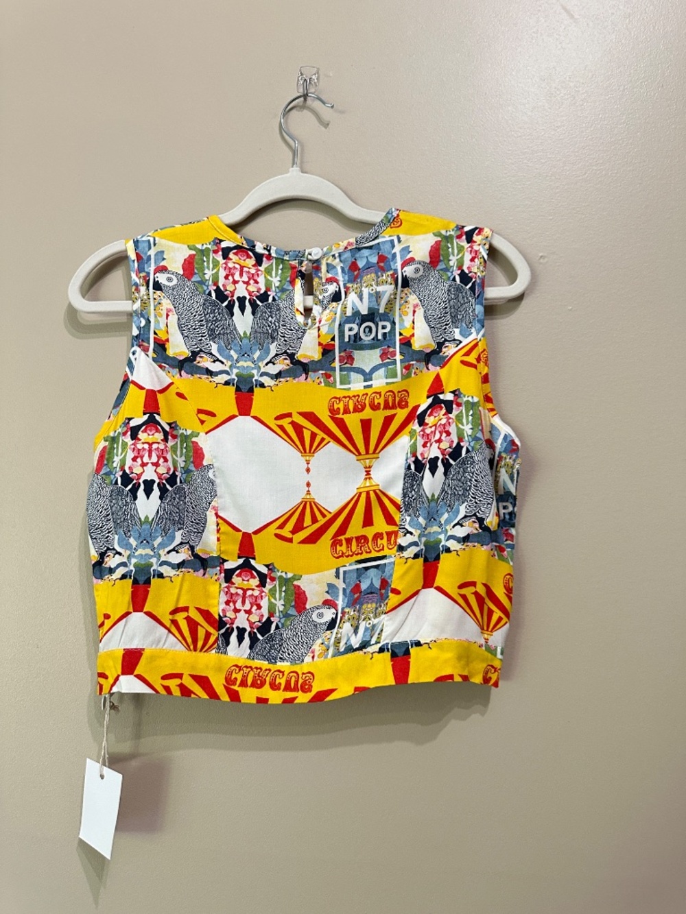 Akkriti by Pantaloons Colorful Circus Sleeveless Top Size M - Picture 10 of 10